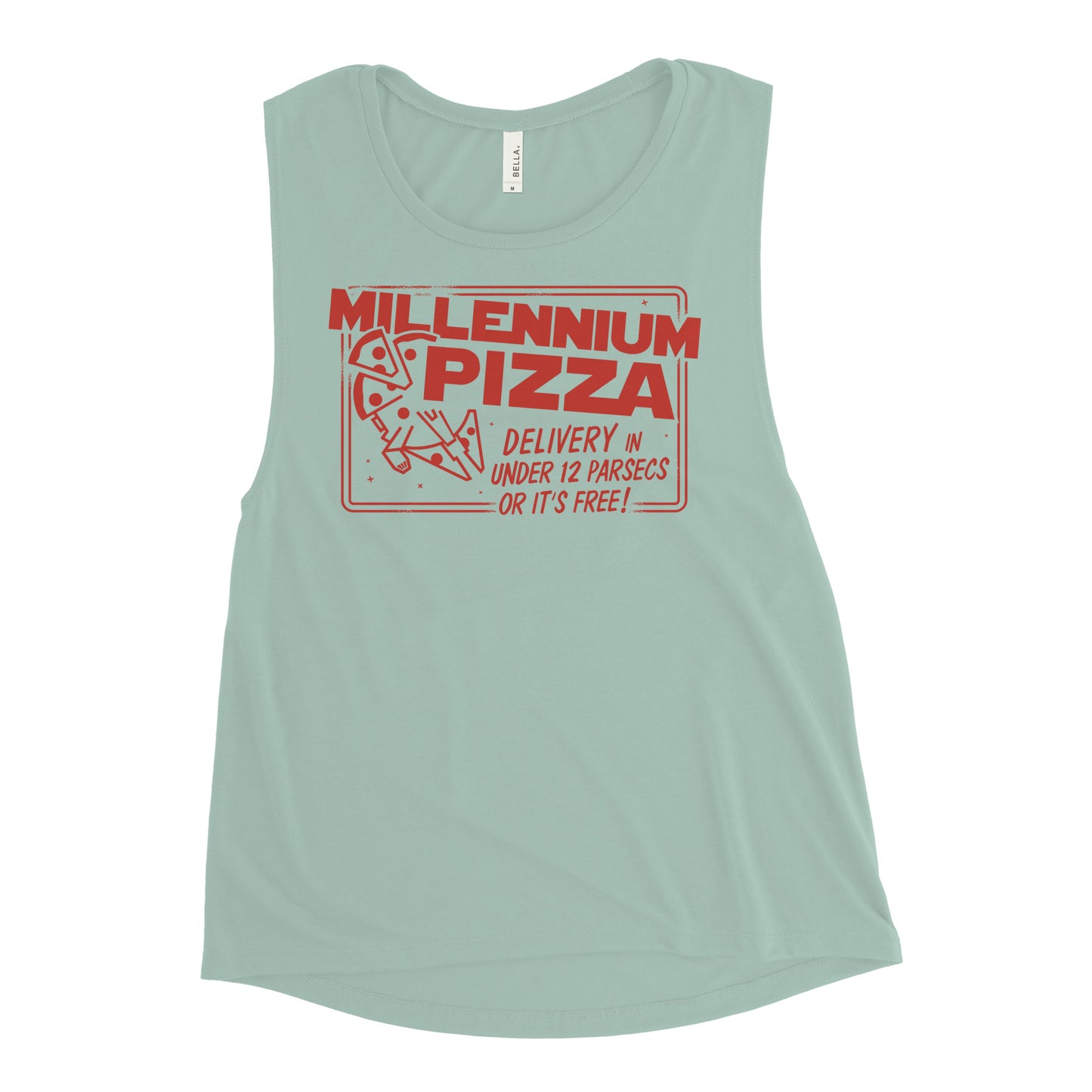 Millennium Pizza Women's Muscle Tank