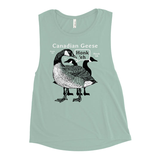 Canadian Geese Women's Muscle Tank