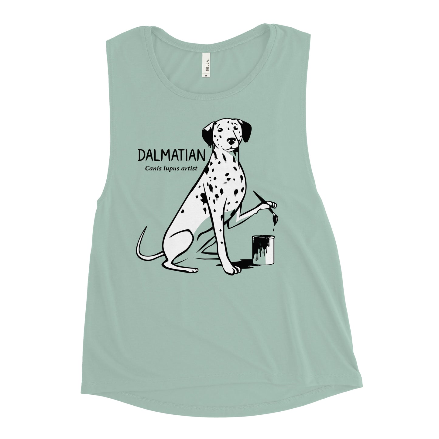 How Dalmatians Are Made Women's Muscle Tank