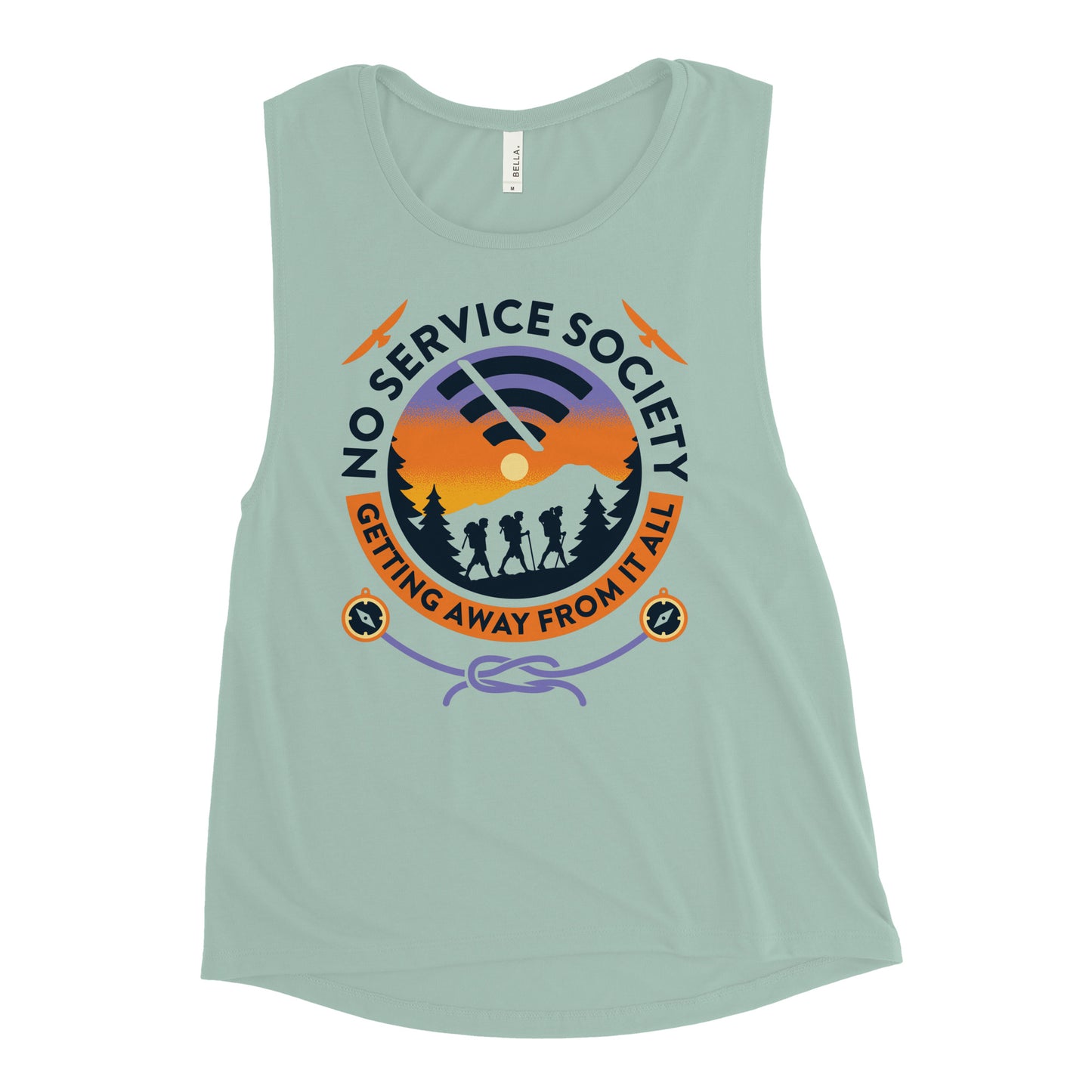 No Service Society Women's Muscle Tank