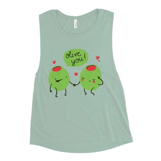 Olive You Women's Muscle Tank