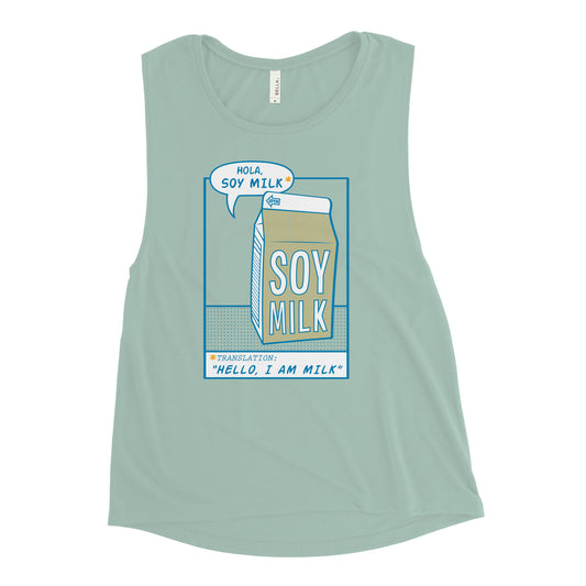 Hola, Soy Milk Women's Muscle Tank