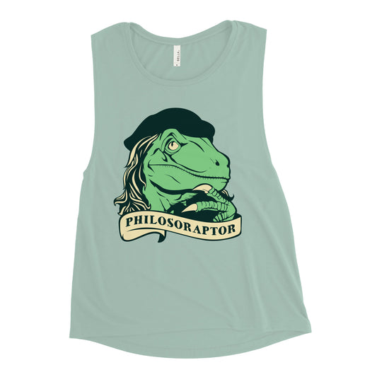 Philosoraptor Women's Muscle Tank