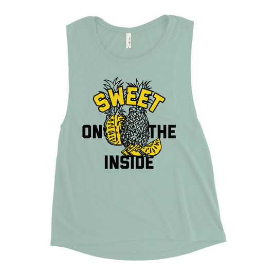 Sweet On The Inside Women's Muscle Tank