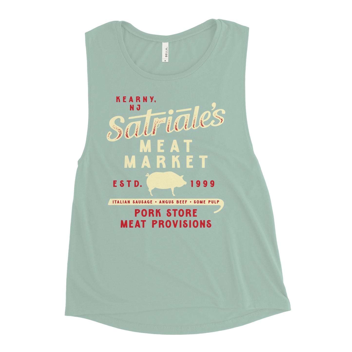 Satriale's Meat Market Women's Muscle Tank