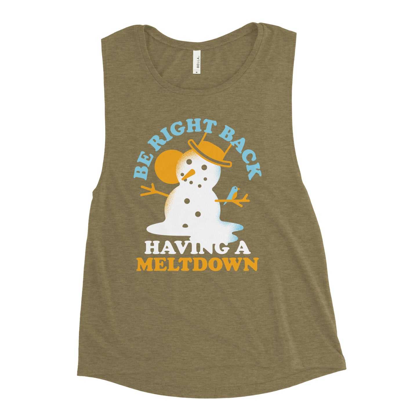 Be Right Back Having A Meltdown Women's Muscle Tank