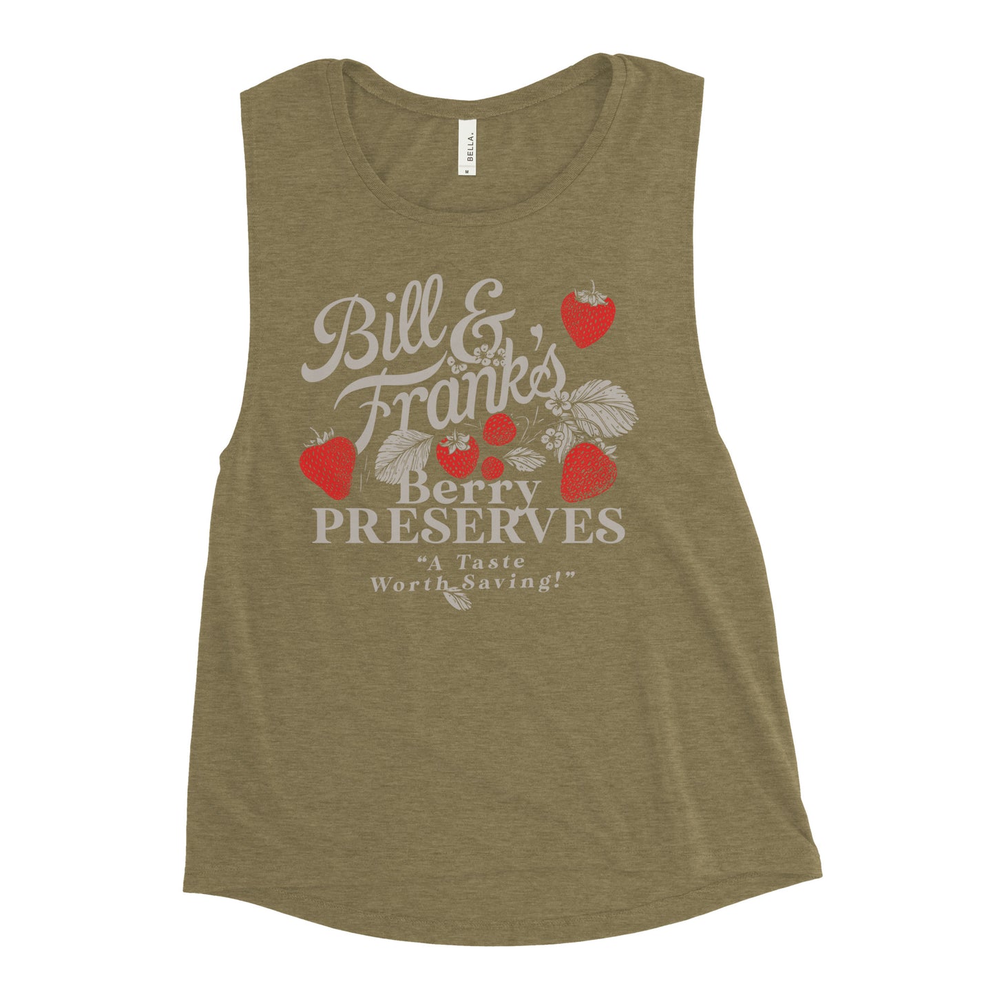 Bill And Frank's Berry Preserves Women's Muscle Tank