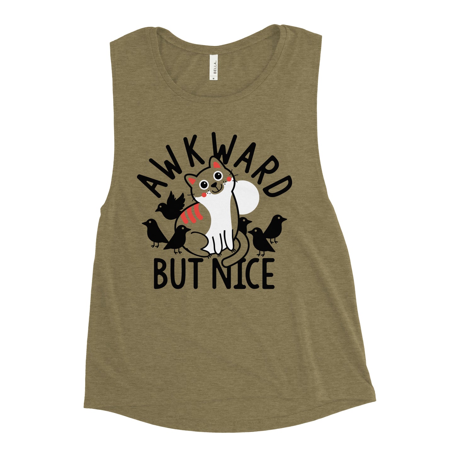 Awkward But Nice Women's Muscle Tank