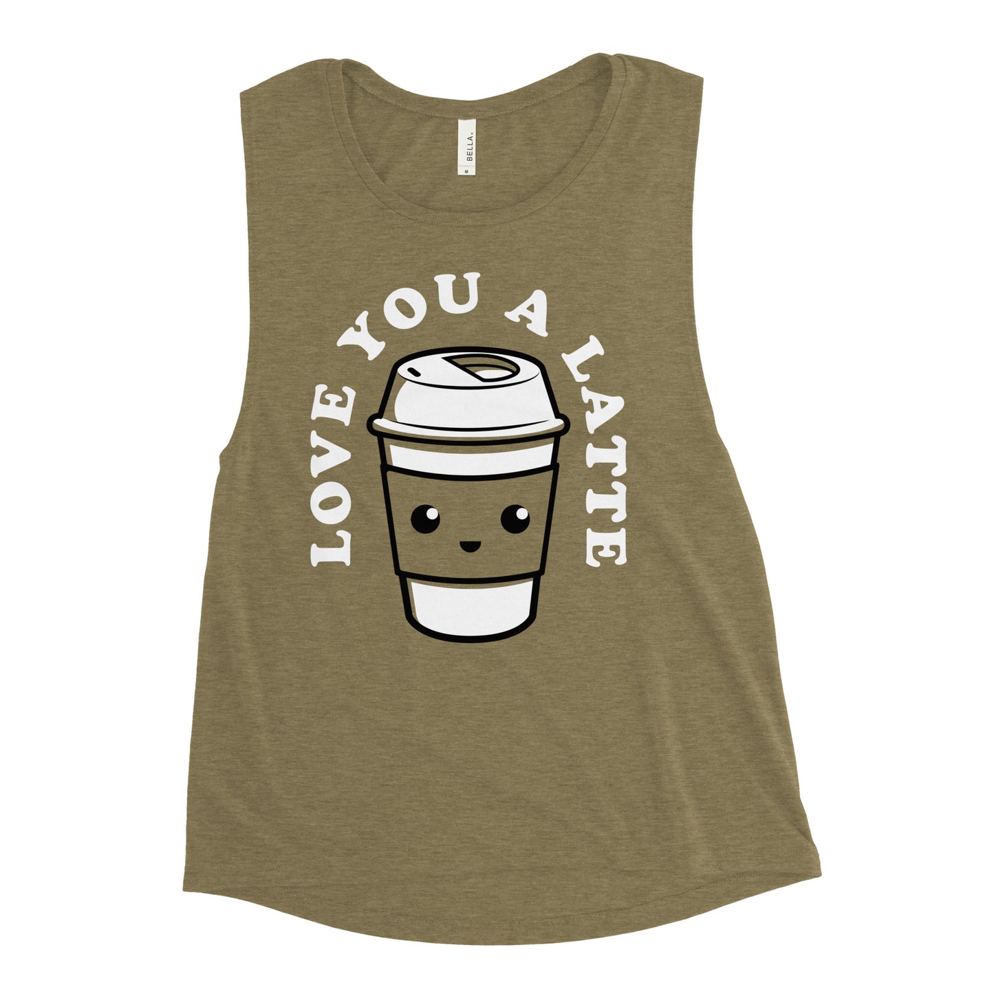 Love You A Latte Women's Muscle Tank