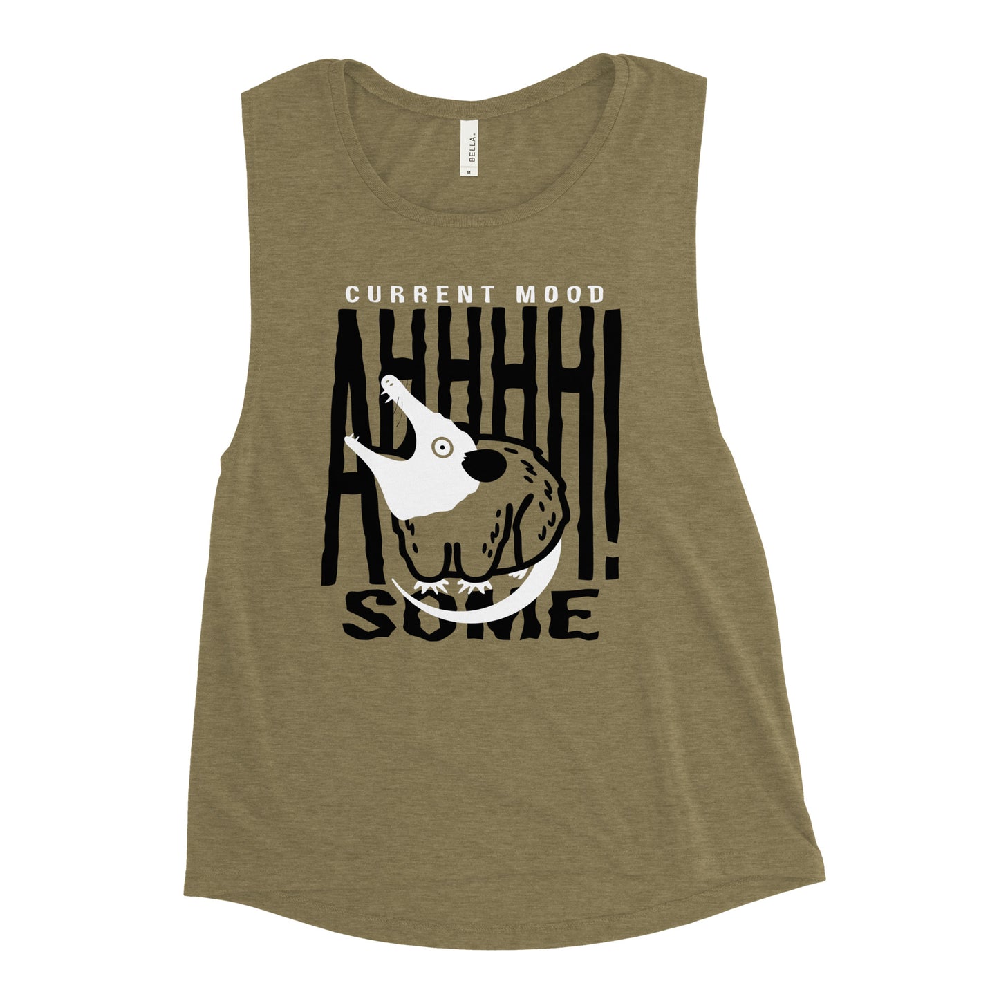 Current Mood Ahhhhsome Women's Muscle Tank