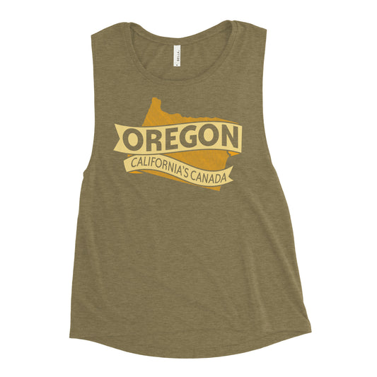 Oregon California's Canada Women's Muscle Tank