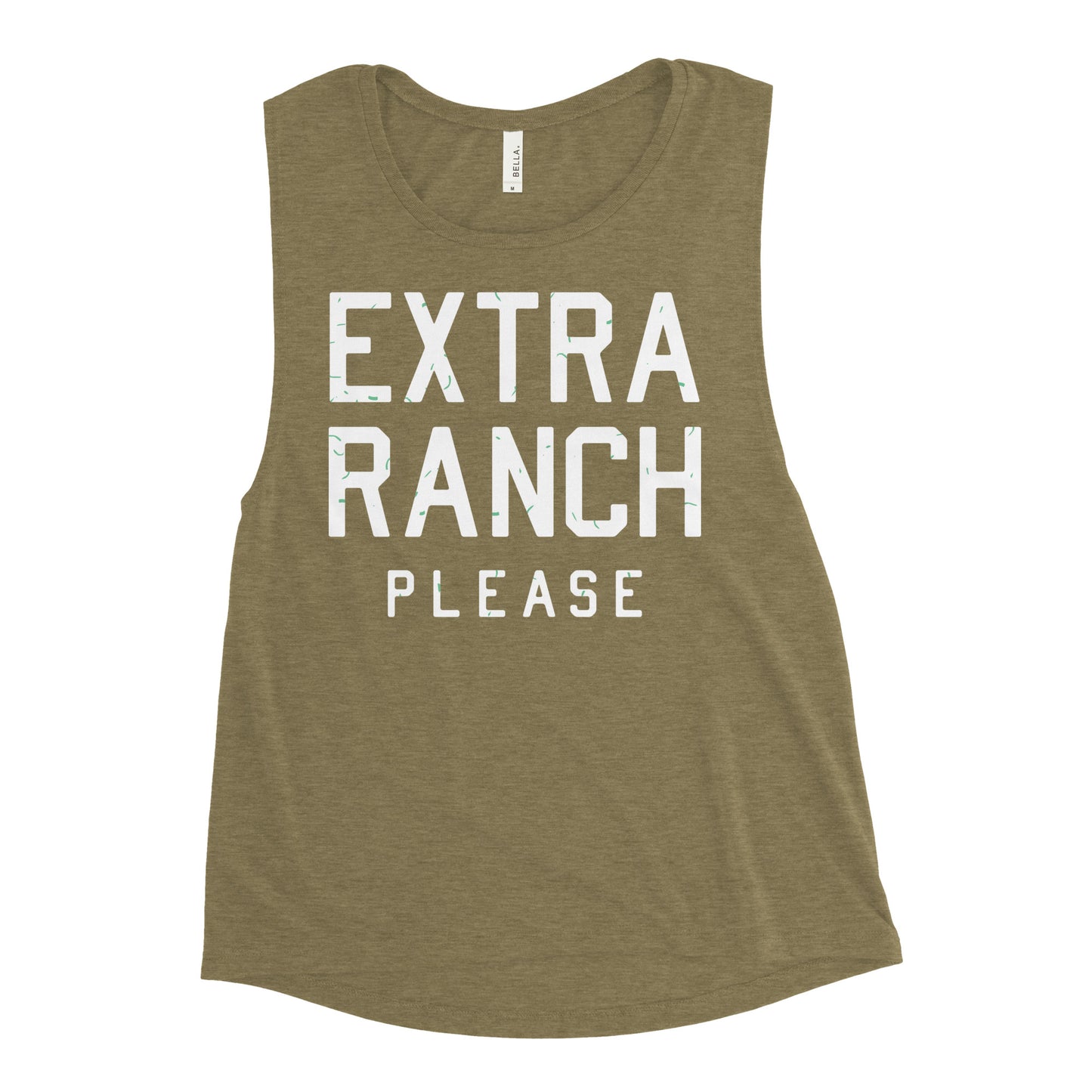 Extra Ranch Please Women's Muscle Tank