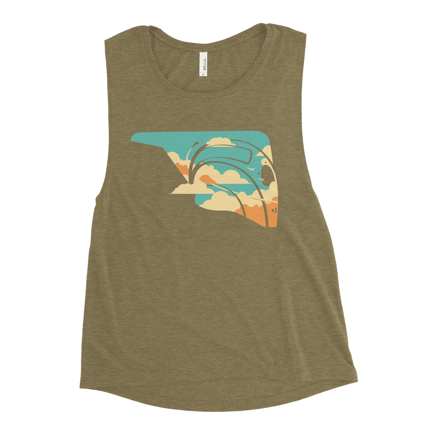 Sky Rocket Women's Muscle Tank