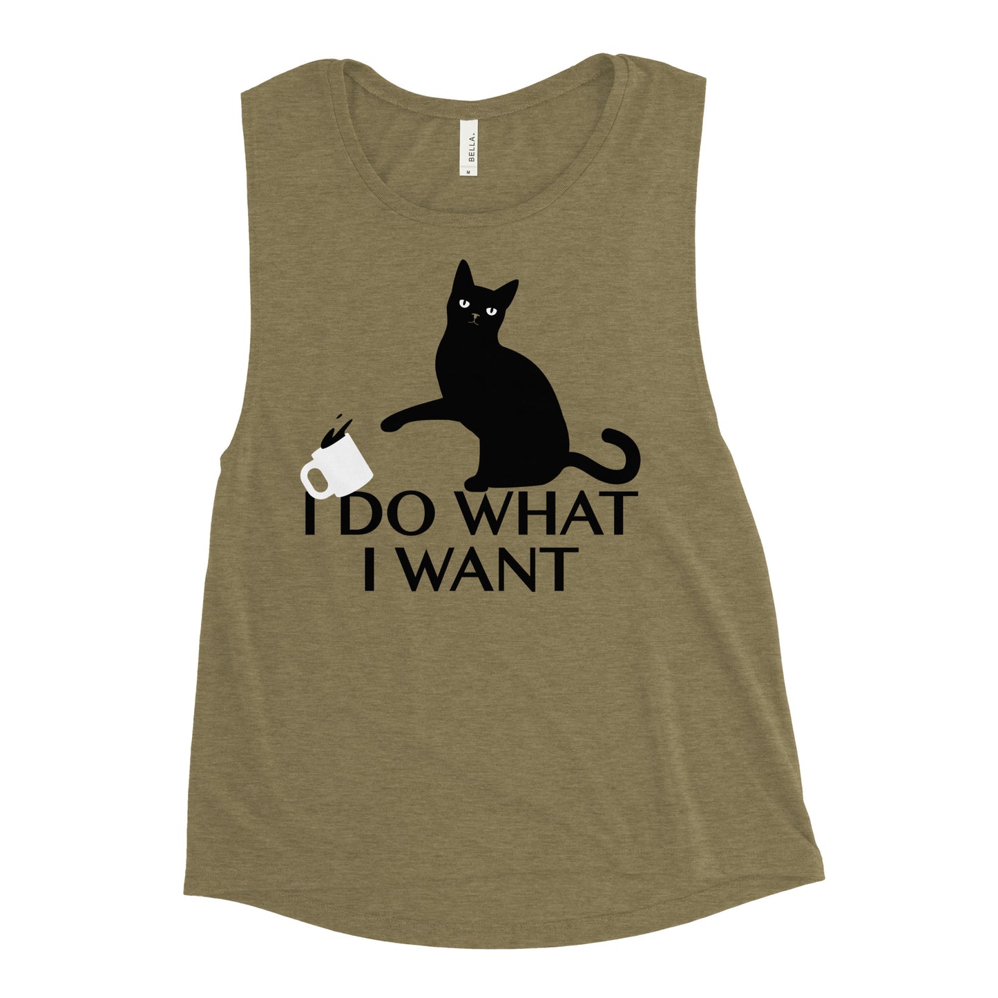 I Do What I Want Women's Muscle Tank