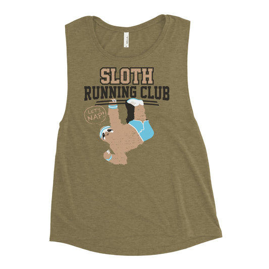 Sloth Running Club Women's Muscle Tank