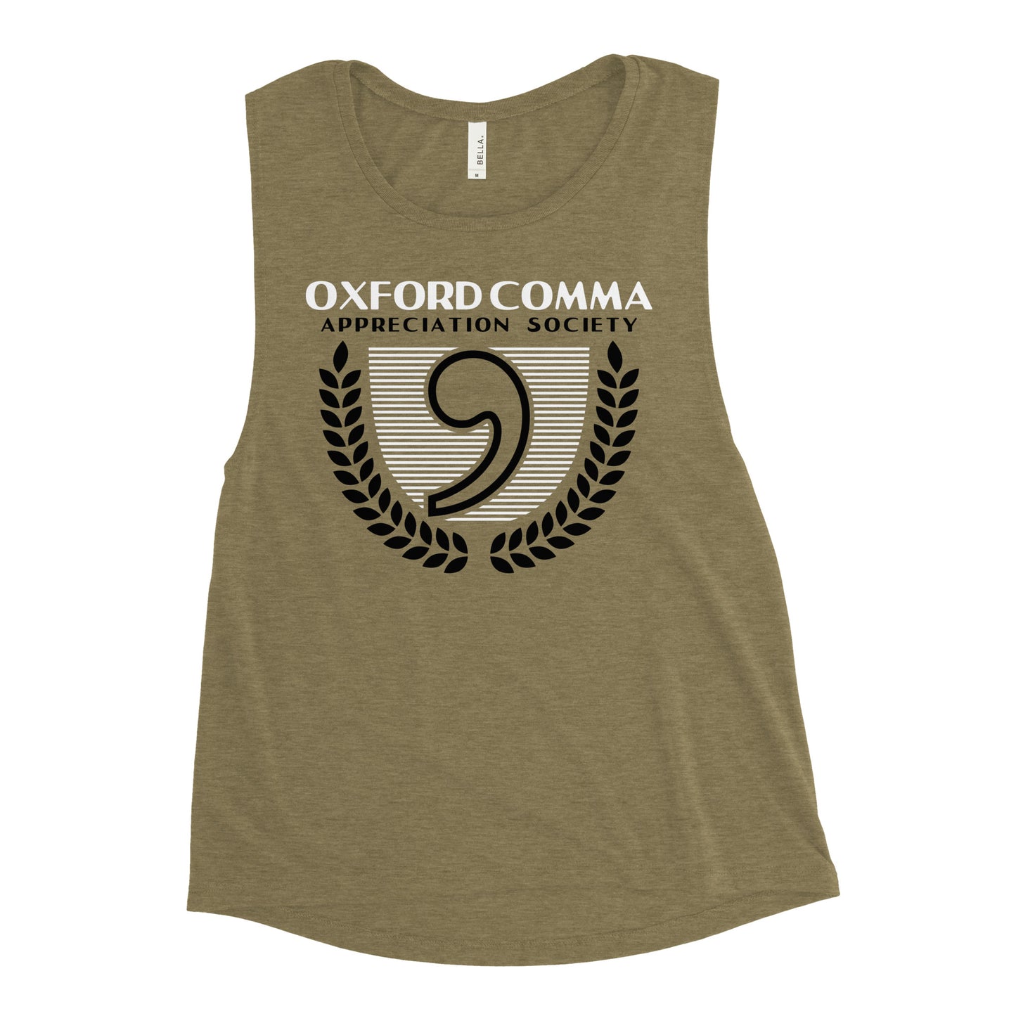 Oxford Comma Appreciation Society Women's Muscle Tank