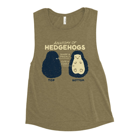 Anatomy Of Hedgehogs Women's Muscle Tank