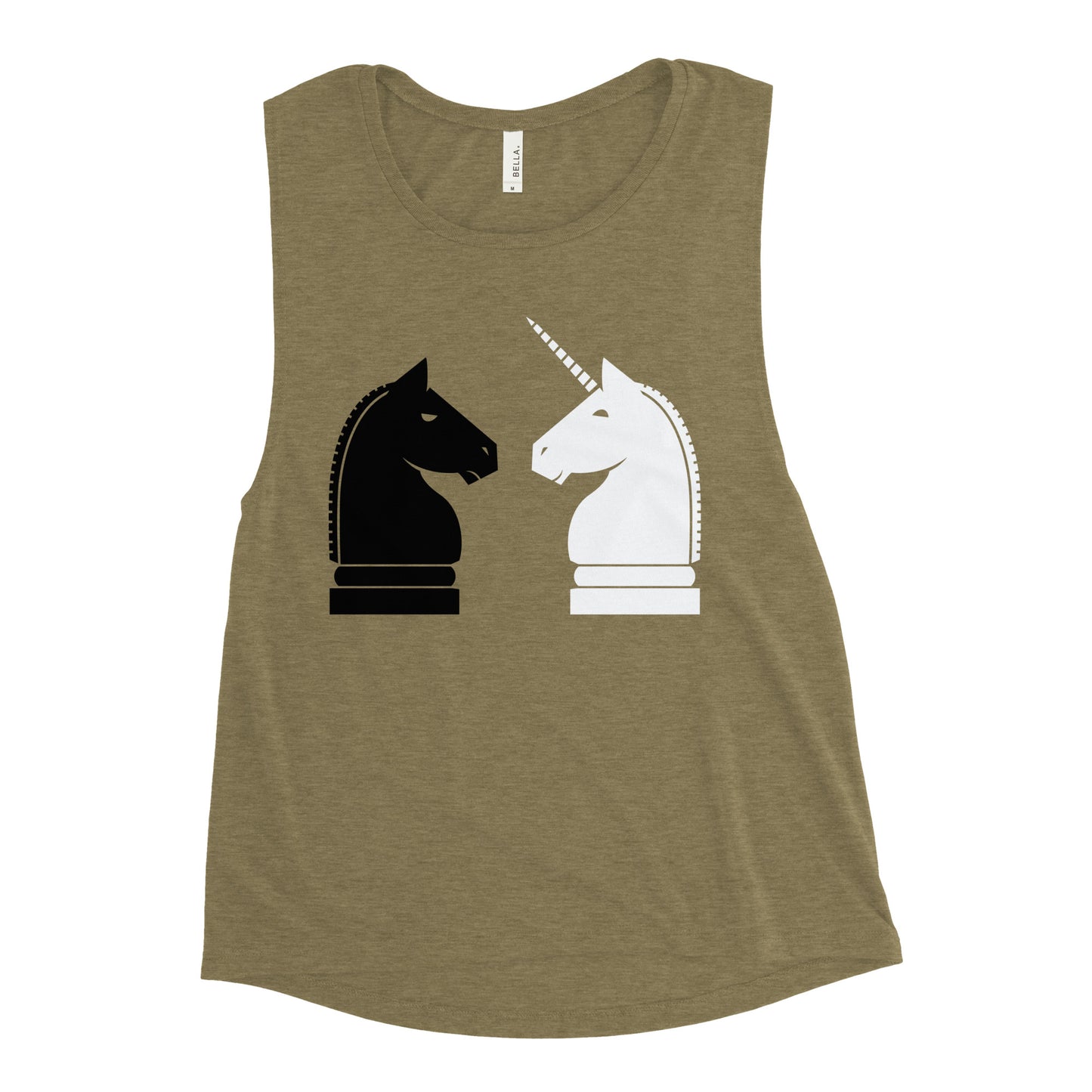 Chess Unicorn Women's Muscle Tank