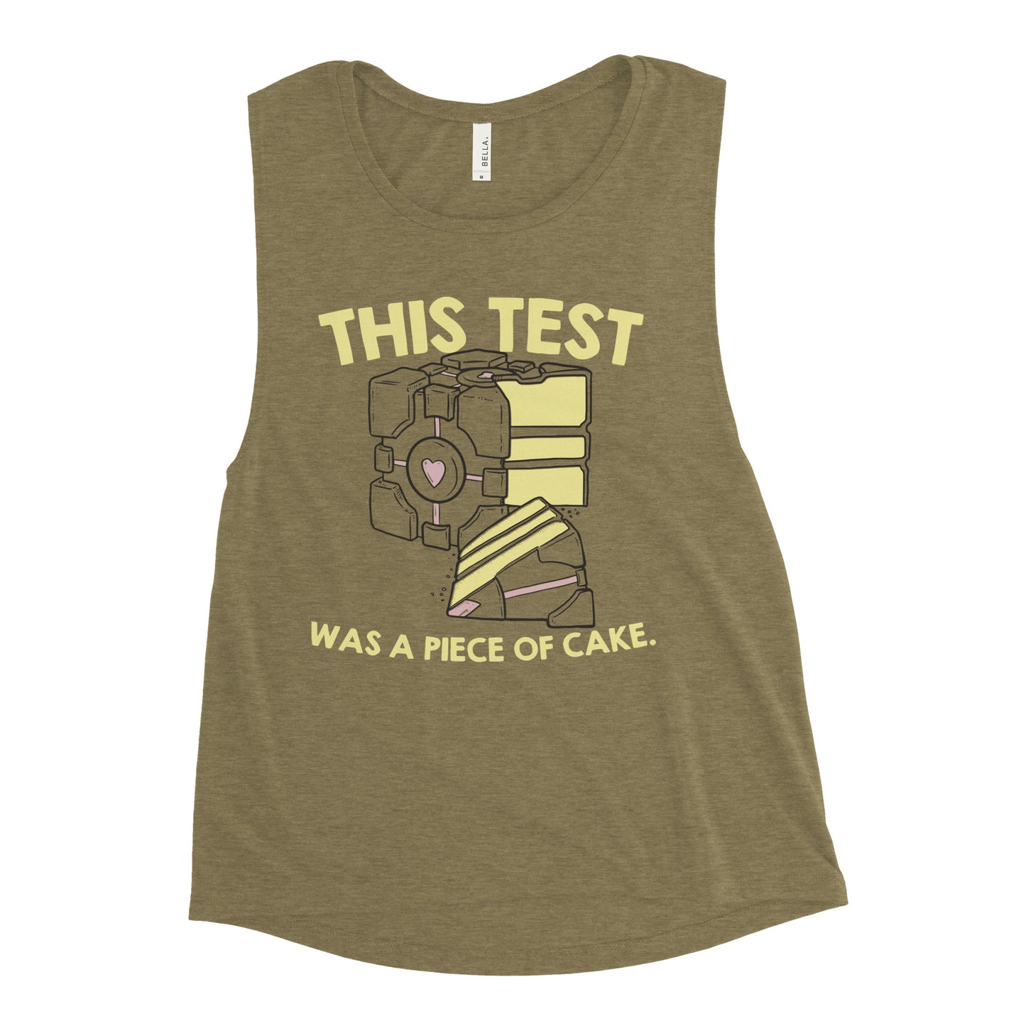 This Test Was A Piece Of Cake Women's Muscle Tank