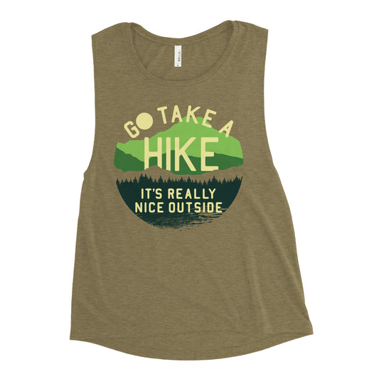 Go Take A Hike Women's Muscle Tank