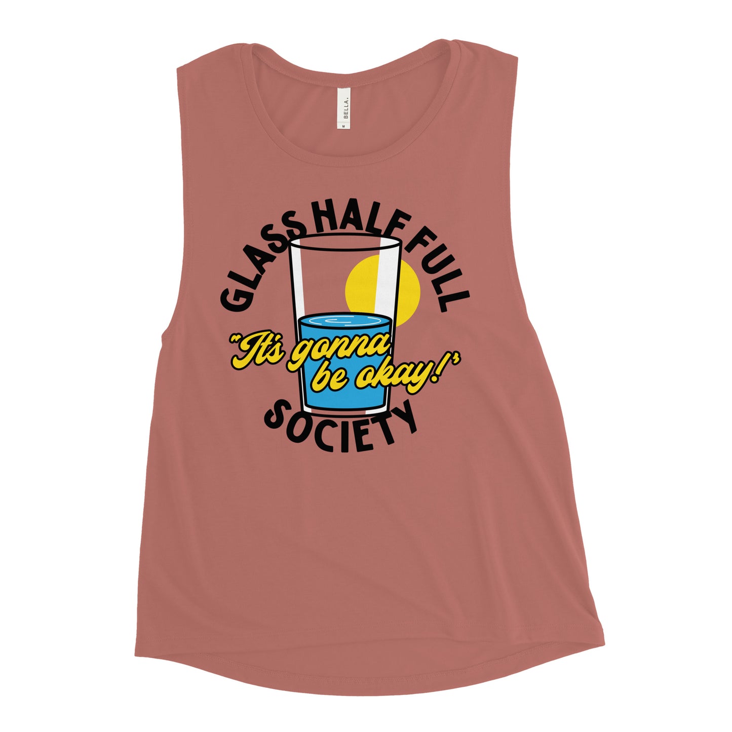 Glass Half Full Society Women's Muscle Tank