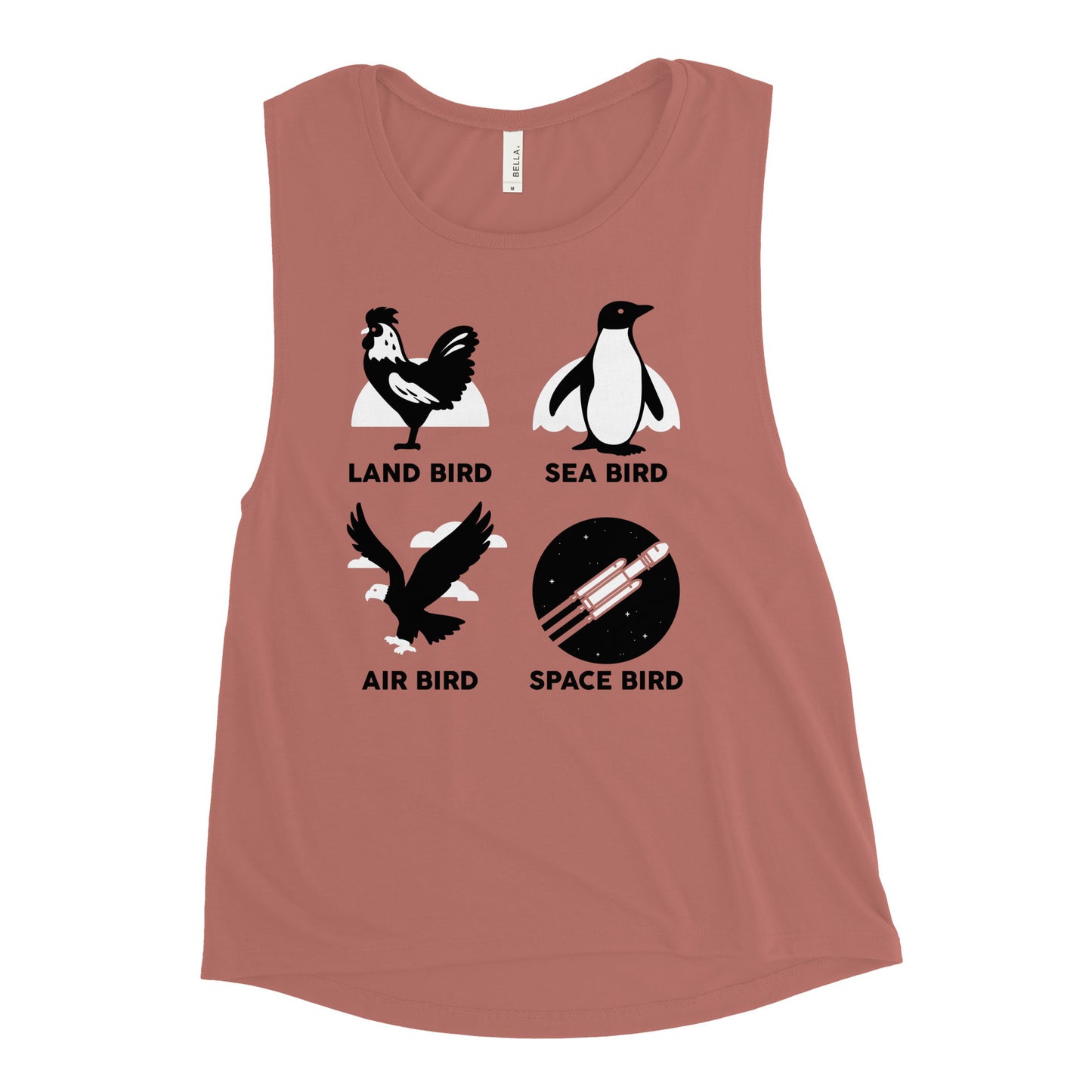 Types Of Birds Women's Muscle Tank