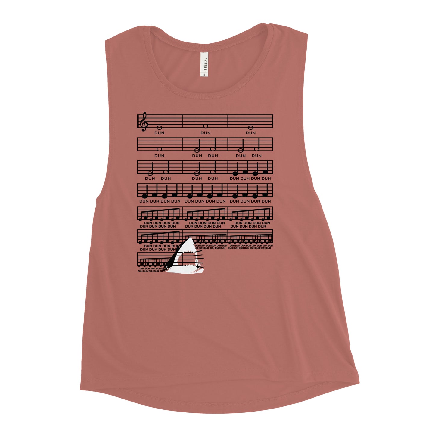 Swimming Theme Women's Muscle Tank