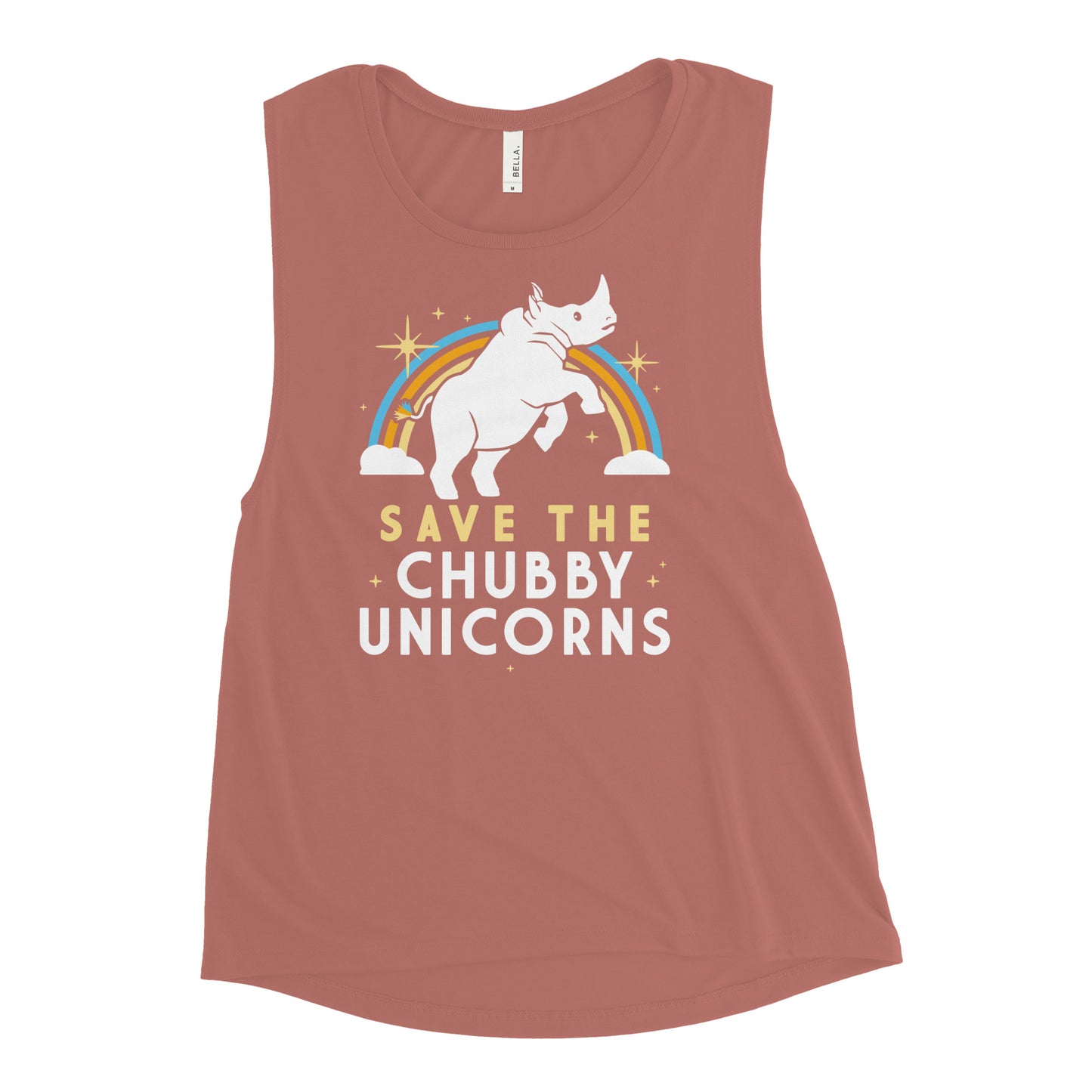 Save The Chubby Unicorns Women's Muscle Tank