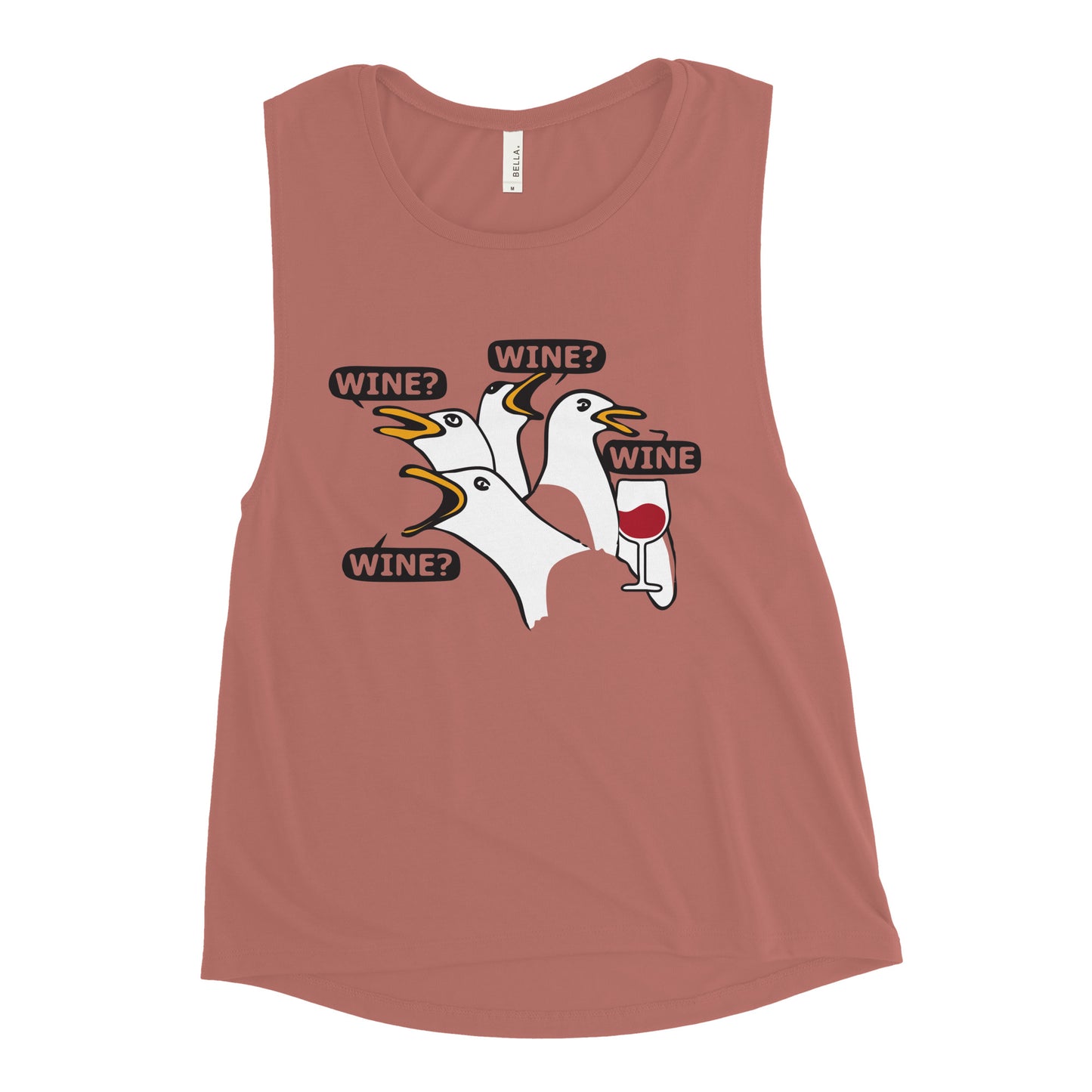 Wine Wine Wine Wine Women's Muscle Tank