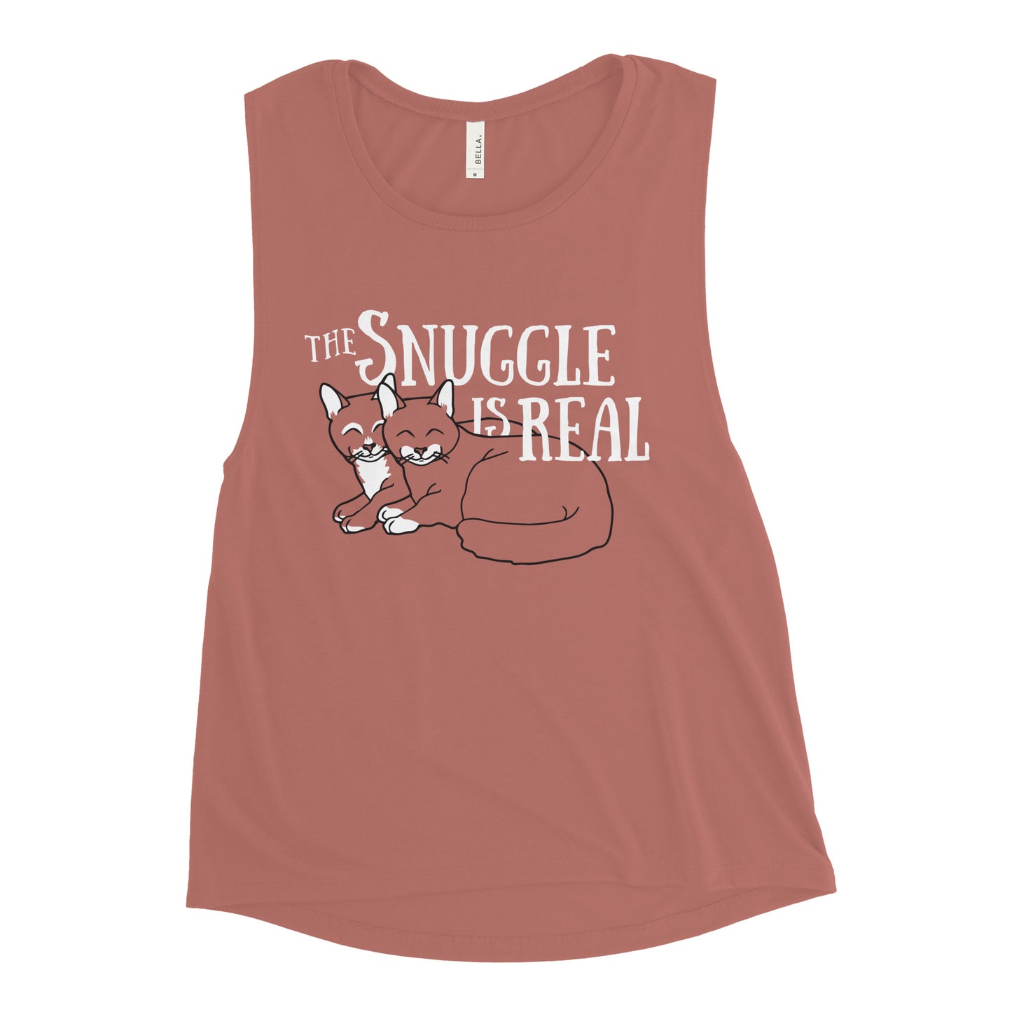 The Snuggle Is Real Women's Muscle Tank