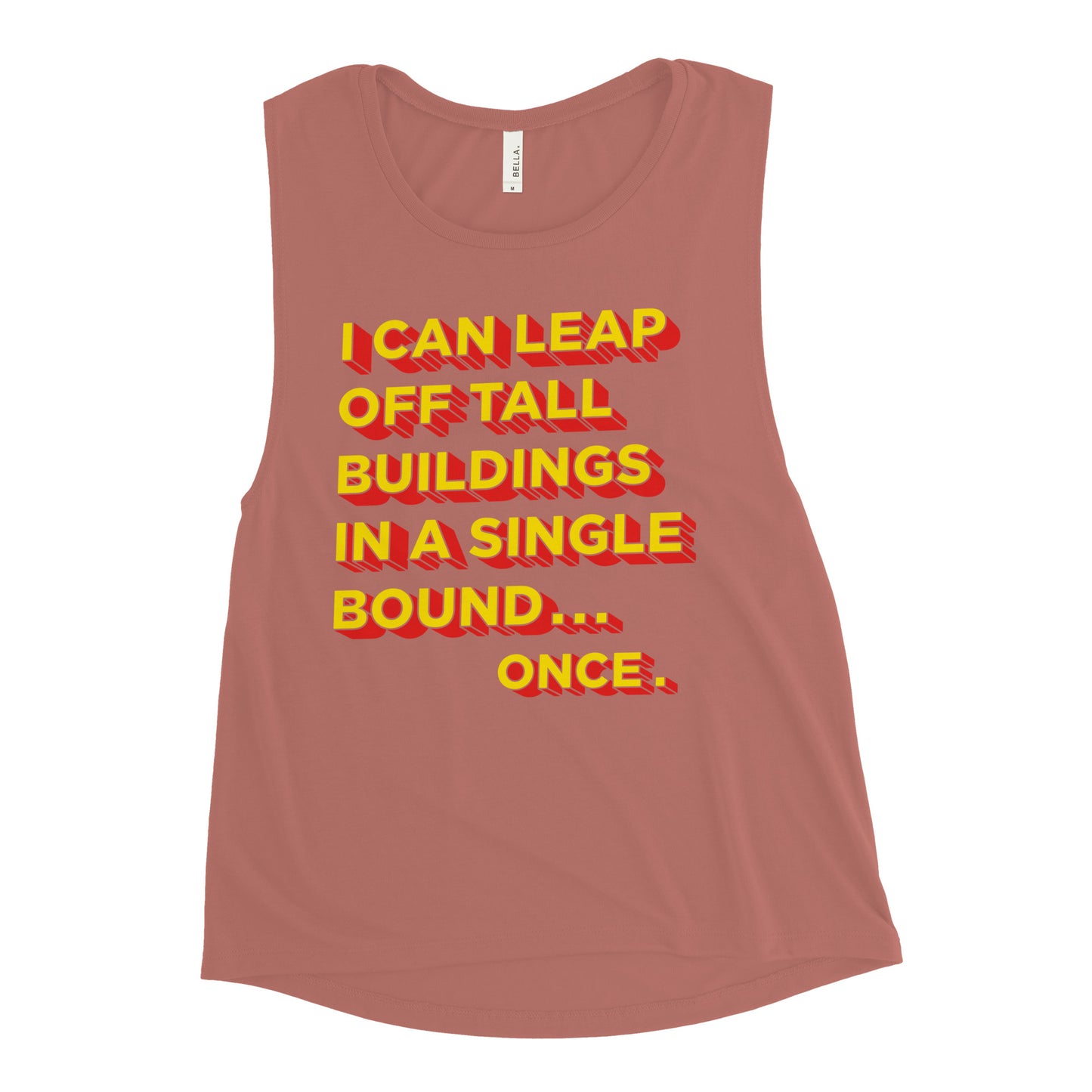 Tall Buildings In A Single Bound Women's Muscle Tank