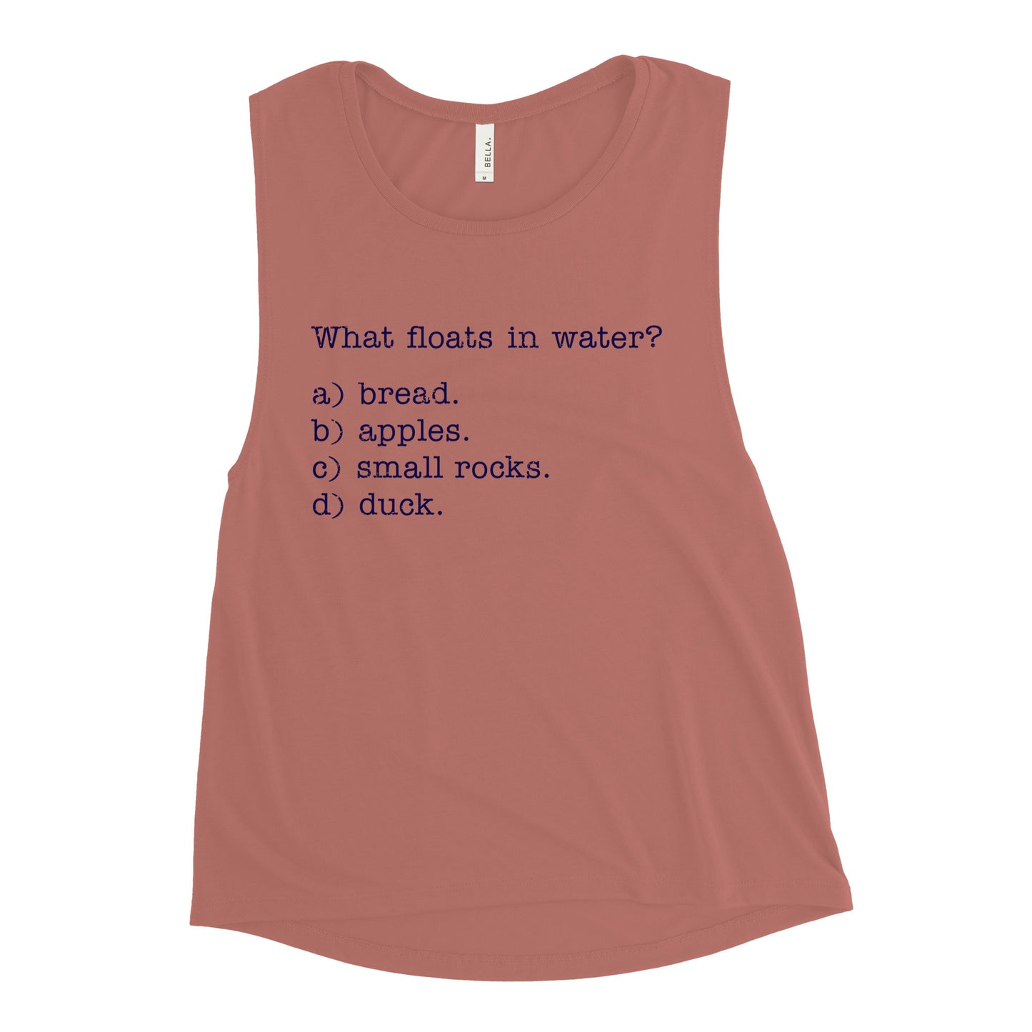 What Floats In Water? Women's Muscle Tank