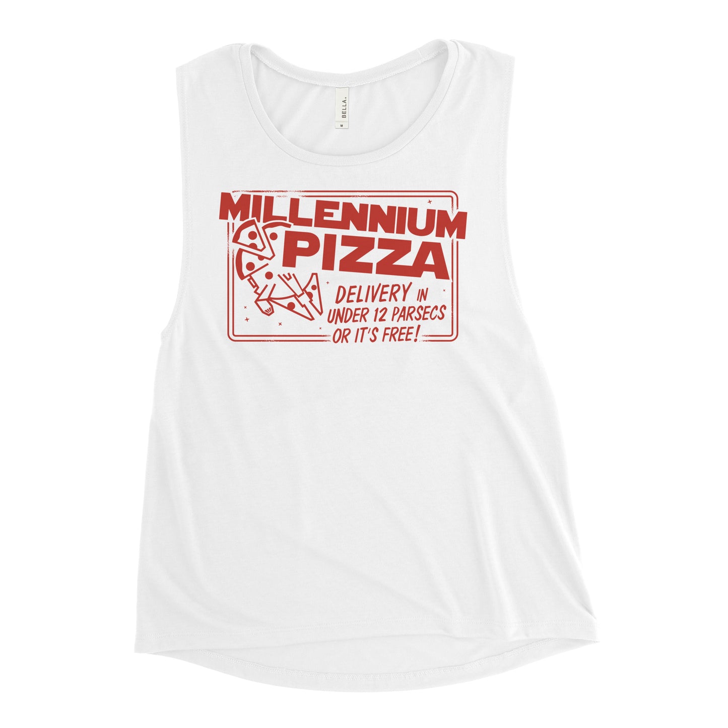 Millennium Pizza Women's Muscle Tank