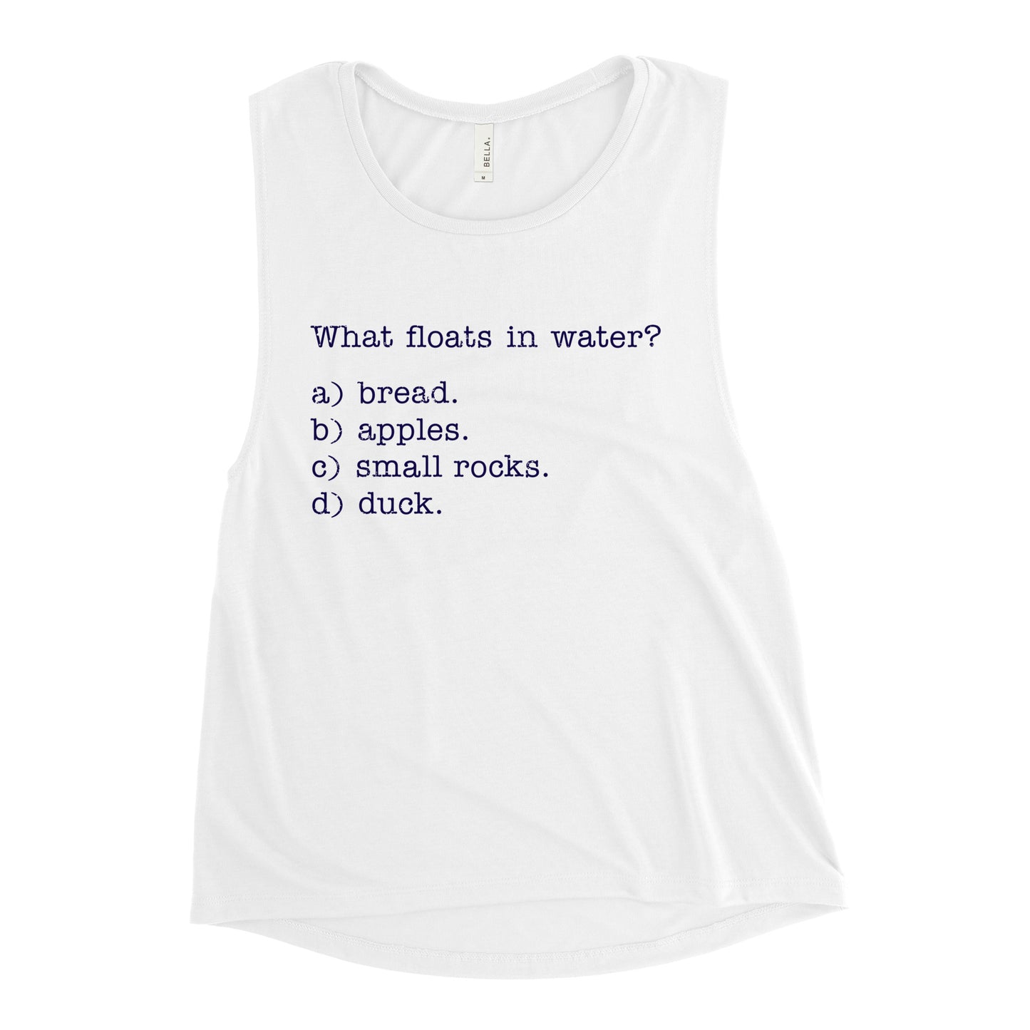 What Floats In Water? Women's Muscle Tank