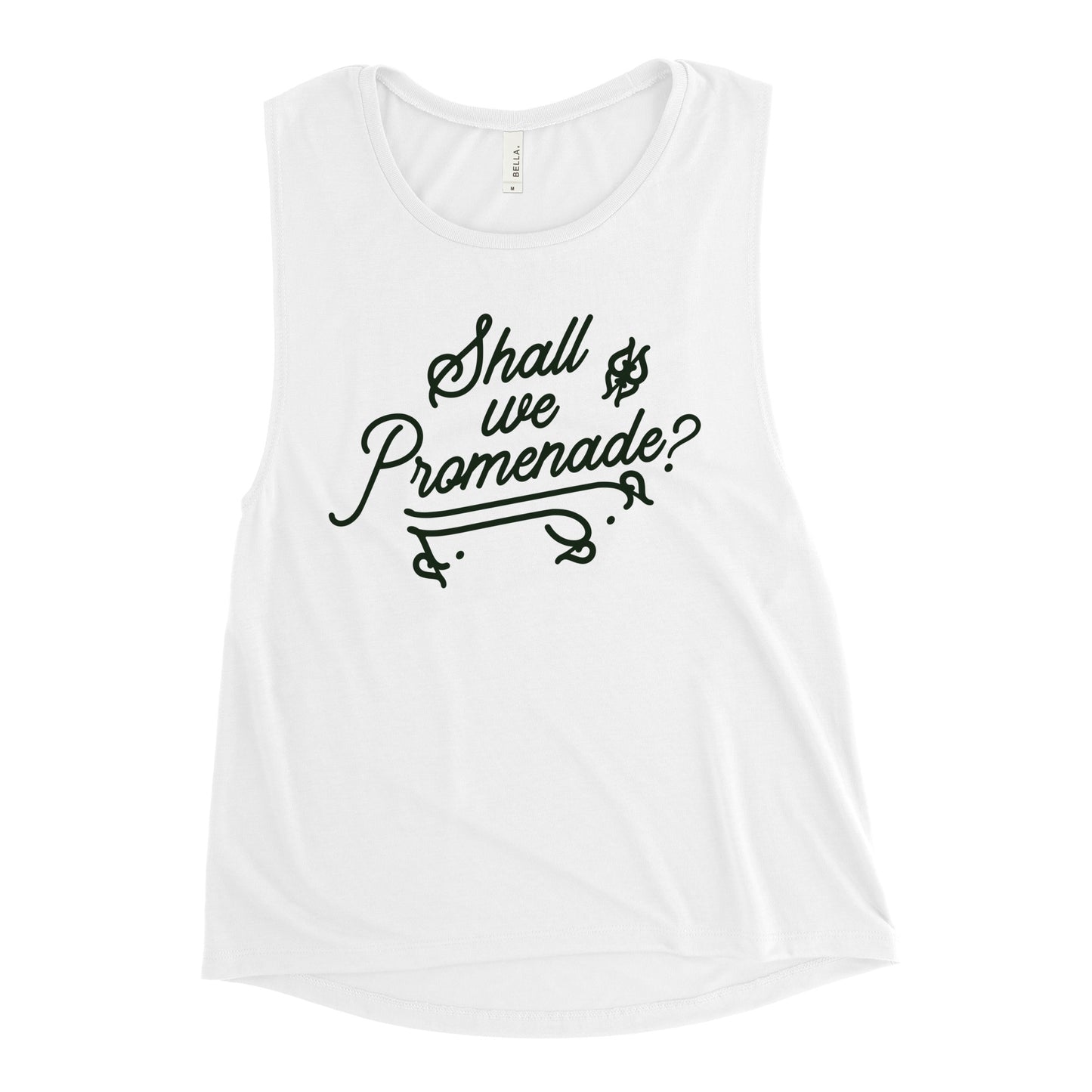 Shall We Promenade? Women's Muscle Tank