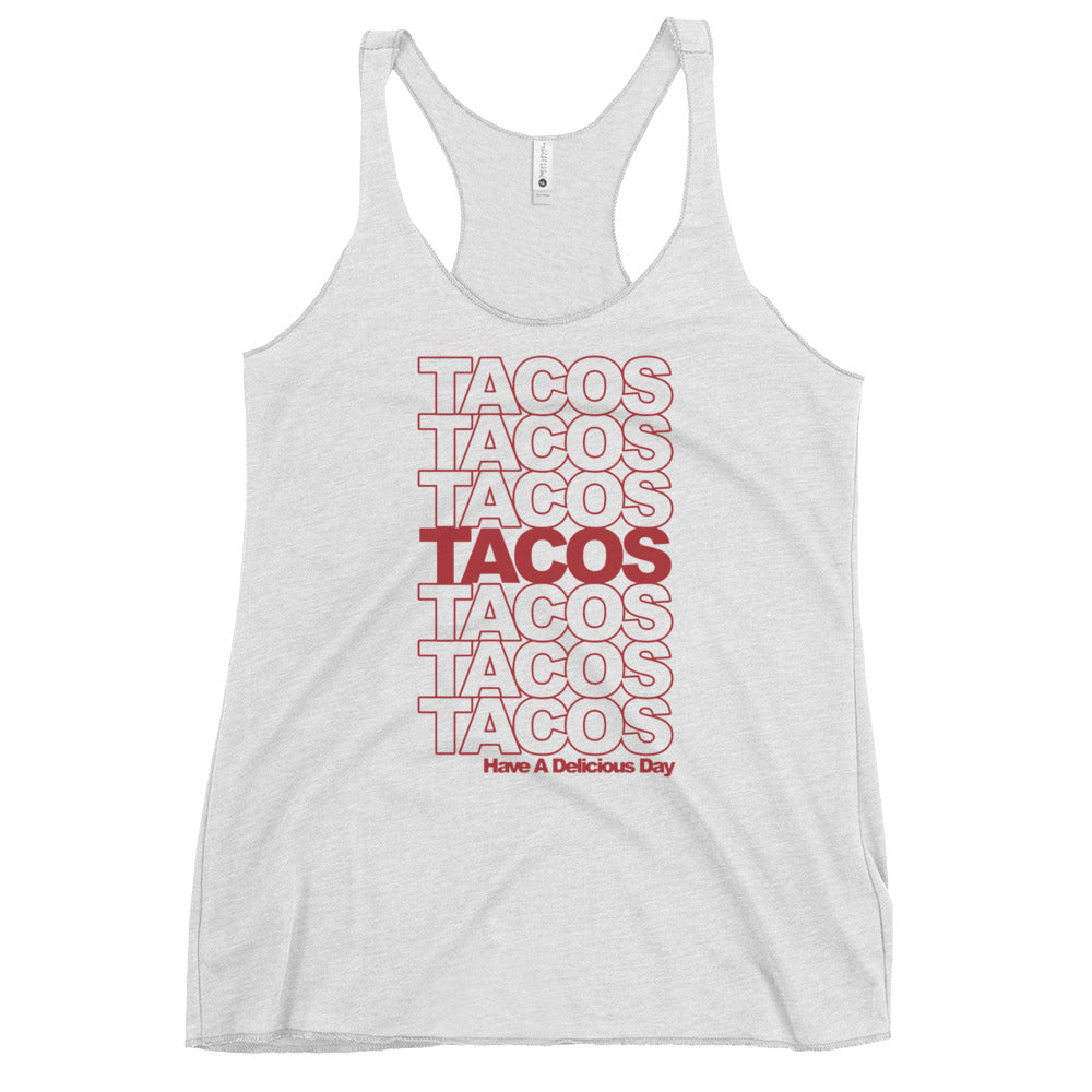 Tacos Tacos Tacos Women's Racerback Tank