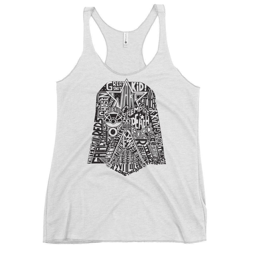 Star Words Women's Racerback Tank