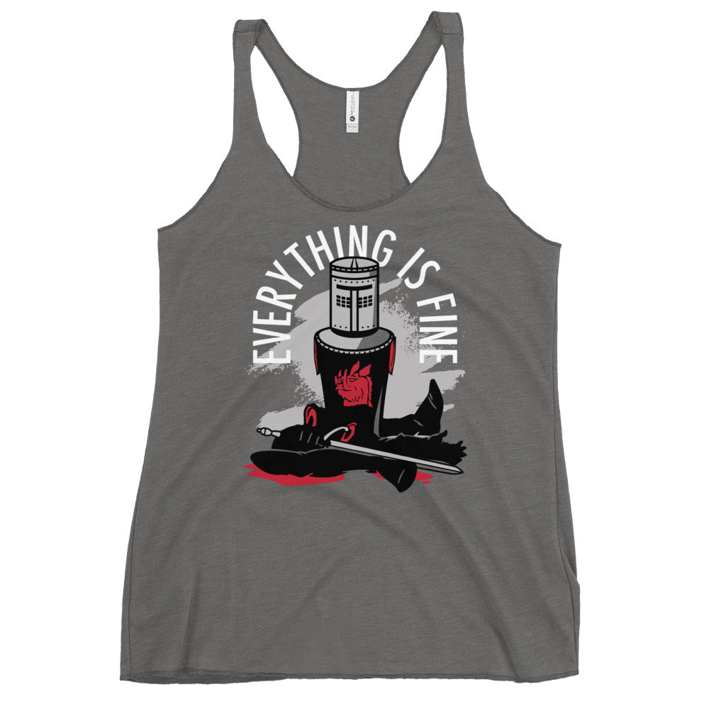 Everything Is Fine Women's Racerback Tank