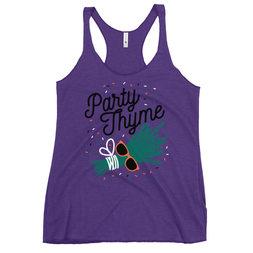 Party Thyme Women's Racerback Tank