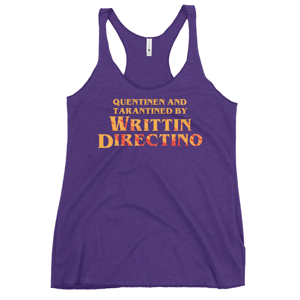 Writtin Directino Women's Racerback Tank