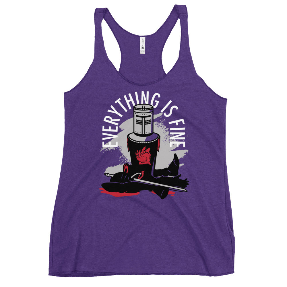 Everything Is Fine Women's Racerback Tank