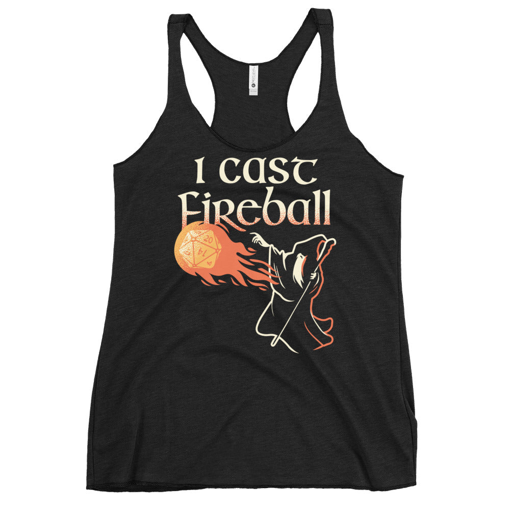 I Cast Fireball Women's Racerback Tank