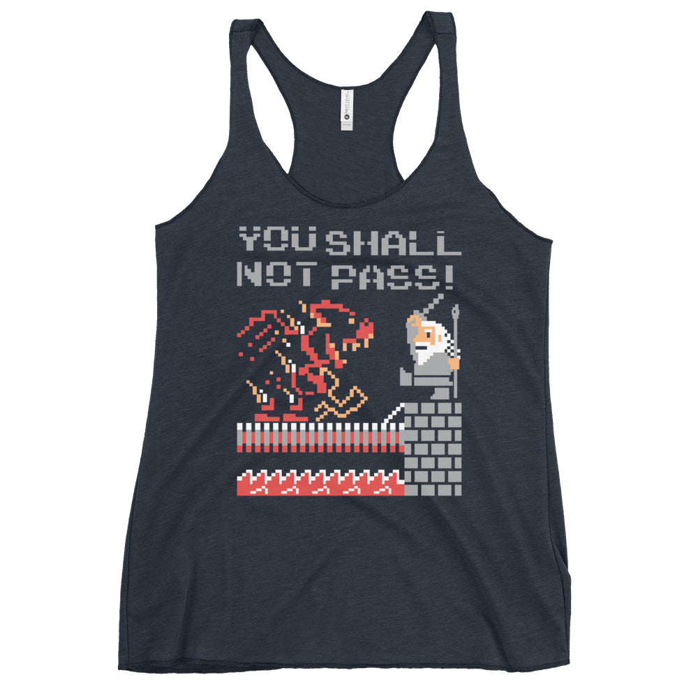 You Shall Not Pass! Women's Racerback Tank