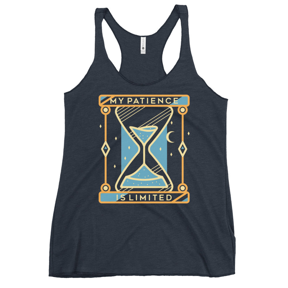 My Patience Is Limited Women's Racerback Tank