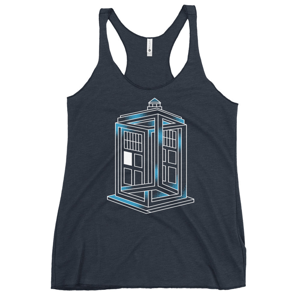 Optical Timey Wimey Women's Racerback Tank