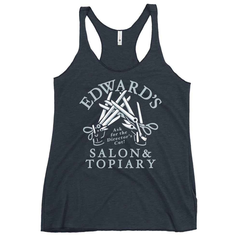 Edward's Salon and Topiary Women's Racerback Tank