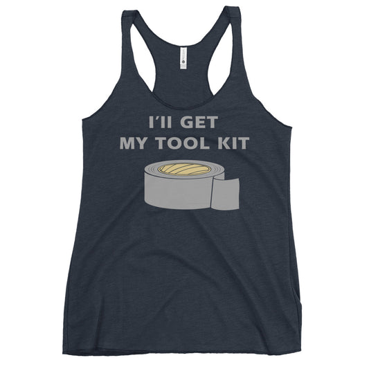 I'll Get My Tool Kit Women's Racerback Tank