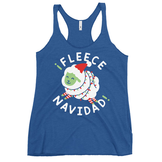 ¡Fleece Navidad! Women's Racerback Tank