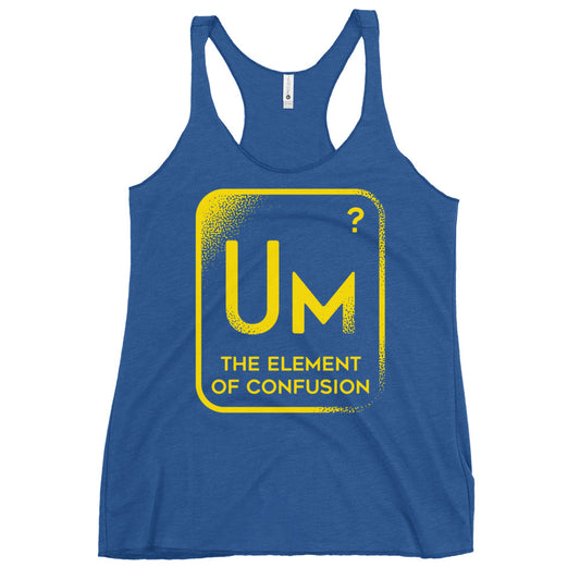 The Element Of Confusion Women's Racerback Tank