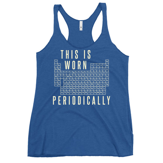 This Is Worn Periodically Women's Racerback Tank